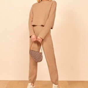 Reformation Rikki Two Piece Loungewear Joggers Set